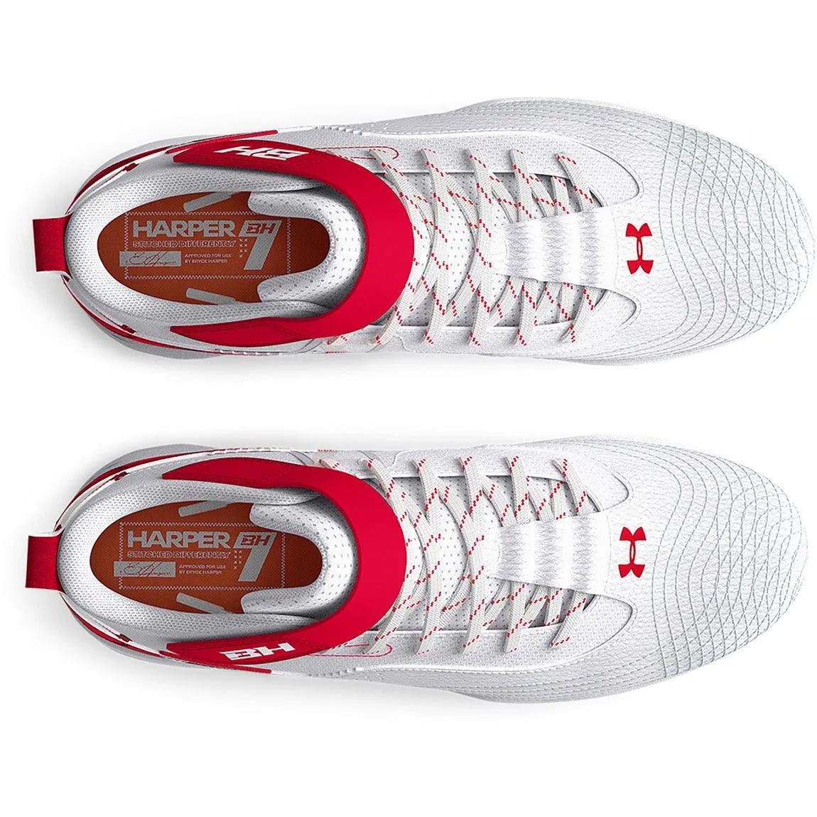 Under Armour Harper 7 Mid RM Jr. Baseball Cleats