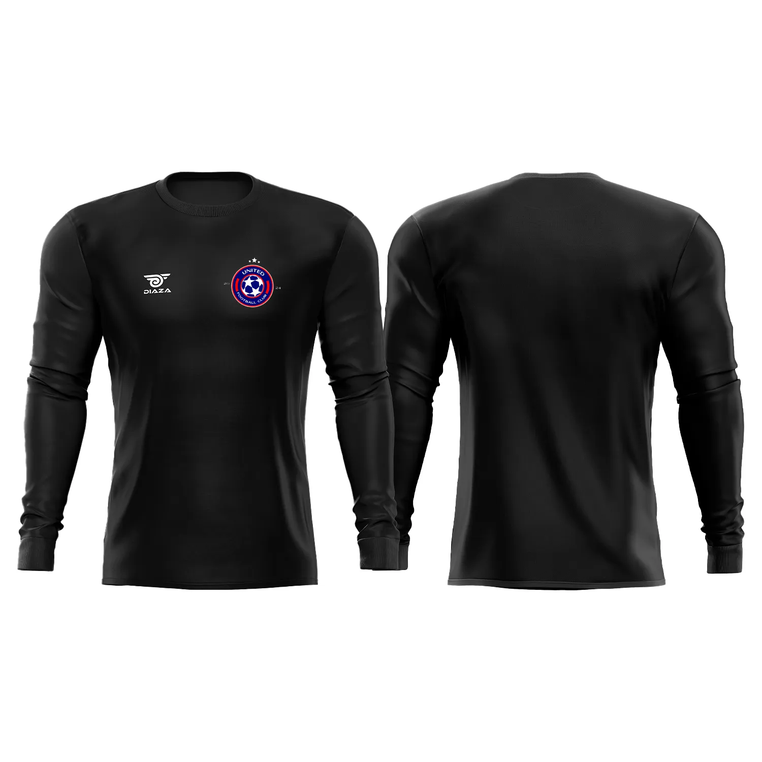 United Football  Long Sleeve Dipro Shirt Black