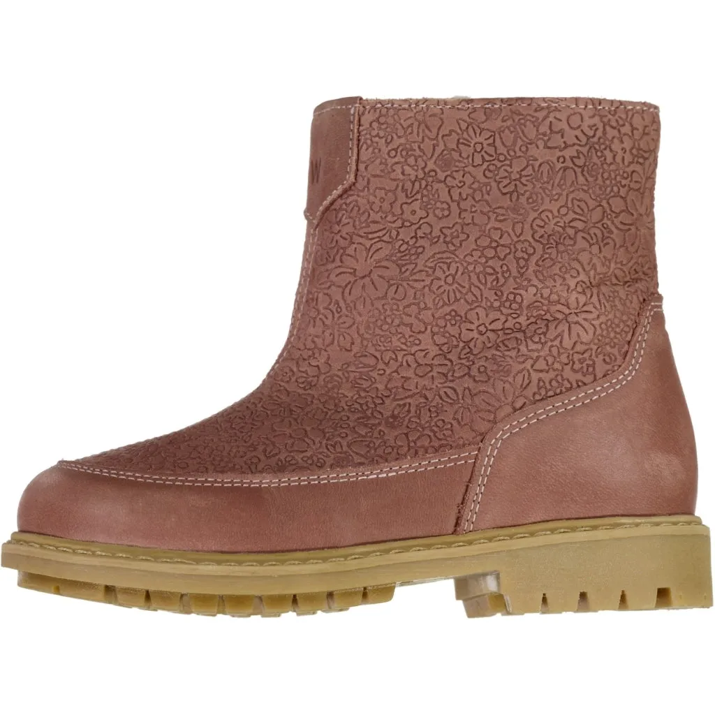 Vanja Tex Zip Boot - wood rose