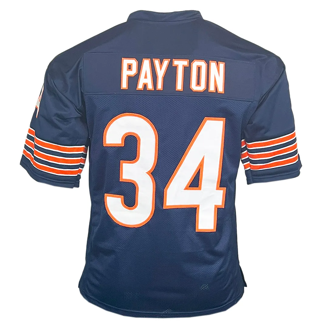 Walter Payton Unsigned Chicago Blue Football Jersey