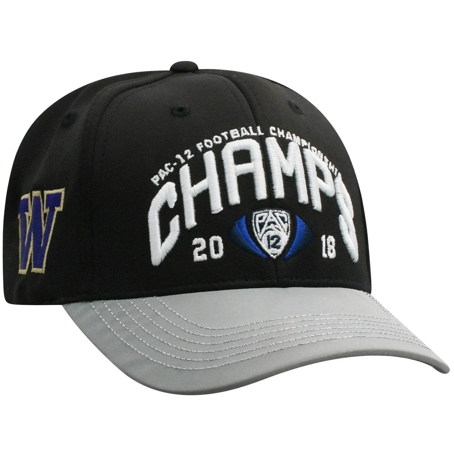 Washington Huskies 2018 PAC-12 College Football Champions Locker Room Hat Cap