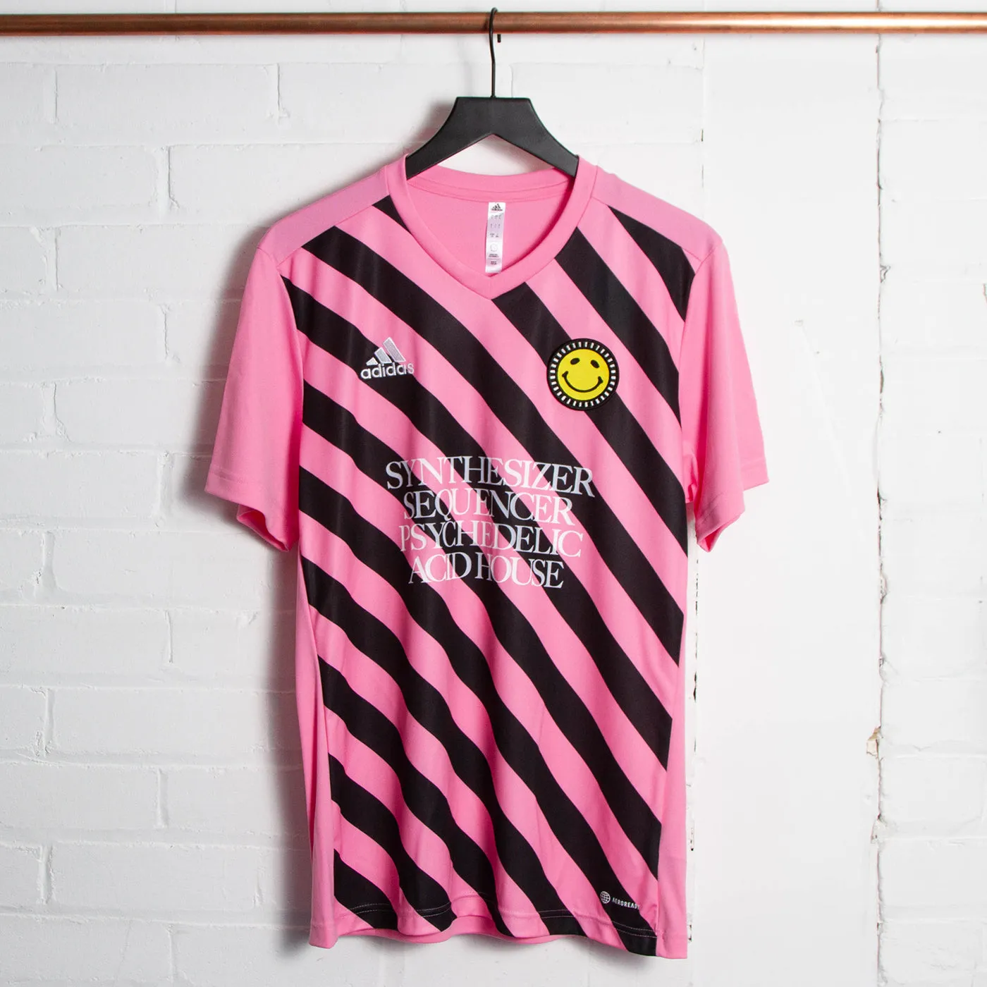 Wasted Heroes FC Entrada 22 - Training Jersey - Striped Pink Glow