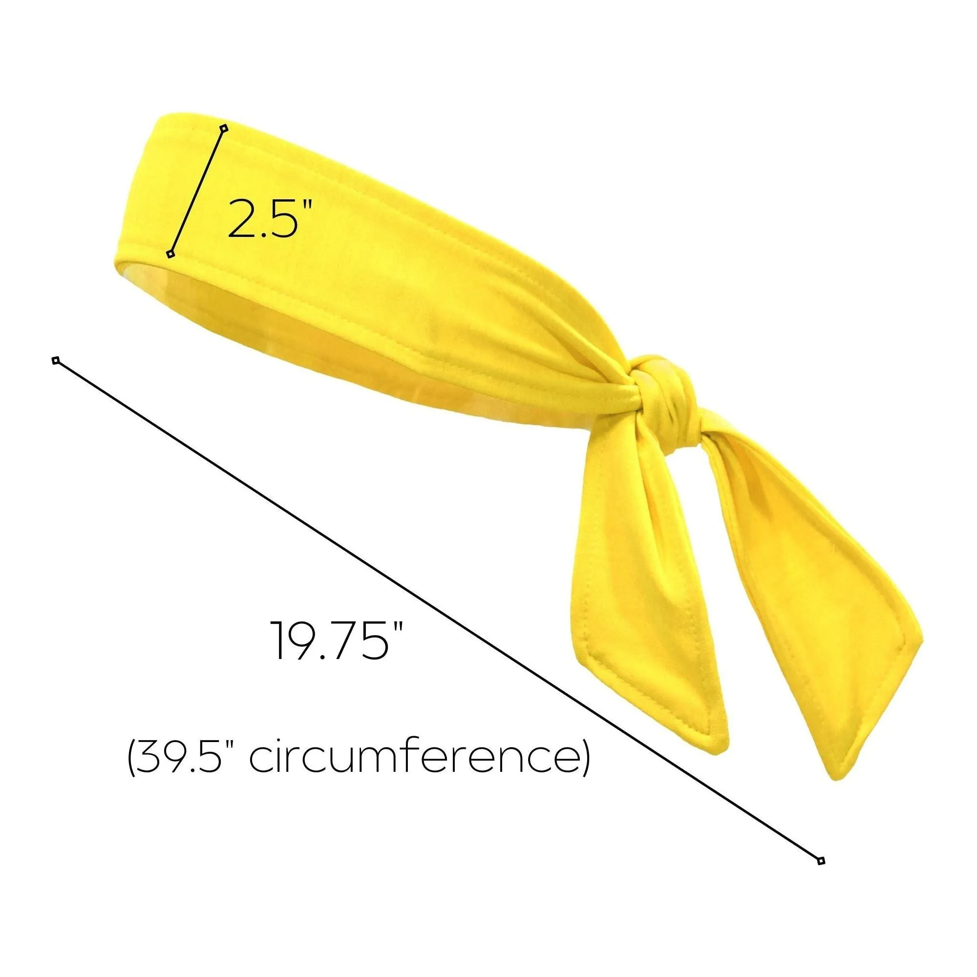 Yellow Tie Headband