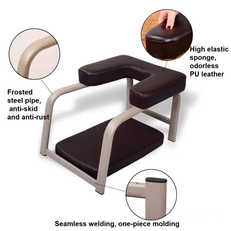 Yoga Assisted Inversion Stool Inversion Chair Fitness Stretching Equipment(Black)